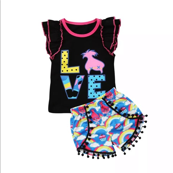 NWT Beautiful little girls 2pc - Picture 1 of 6